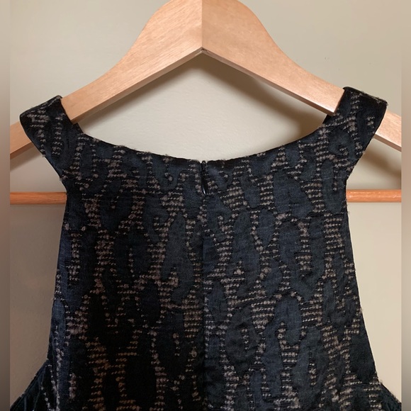 NWT Trina Turk Gray & Black Leopard Applice Dress - Picture 6 of 10